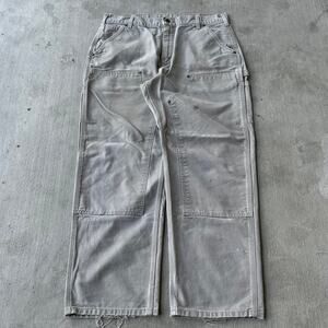 Vintage Y2K Carhartt brown double knee work wear carpenter pants